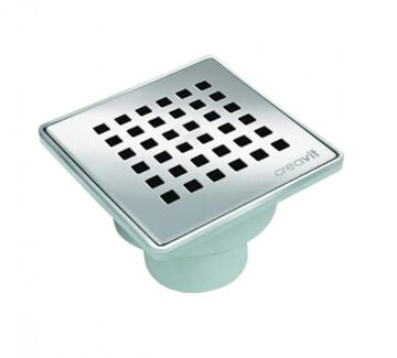 Creavit YS.FH266A Yer Sifonu 15x15 cm 50 mm Krom