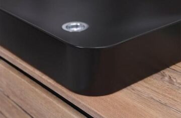 Creavit UL060 Ultra Dikdörtgen Çanak Lavabo Siyah Mat 60cm