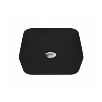 Creavit UL040 Ultra Kare Çanak Lavabo Siyah Mat 40cm