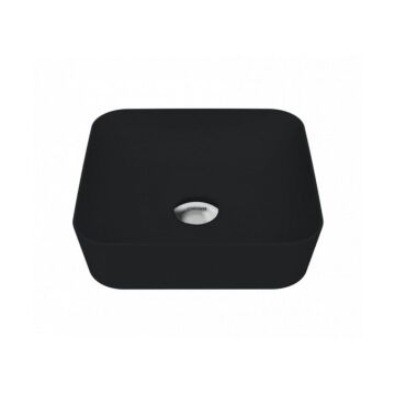 Creavit UL040 Ultra Kare Çanak Lavabo Siyah Mat 40cm