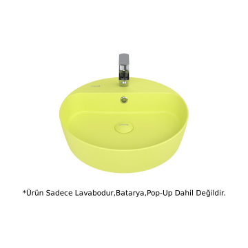 Creavit LP146 Loop Yuvarlak Çanak Lavabo 45cm - Neon