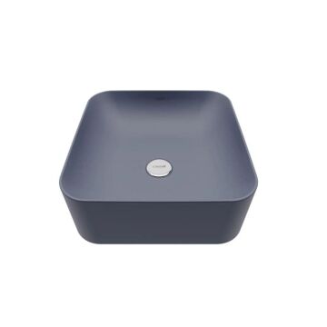 Creavit UL040 Ultra Kare Çanak Lavabo Basalt Mat 40cm