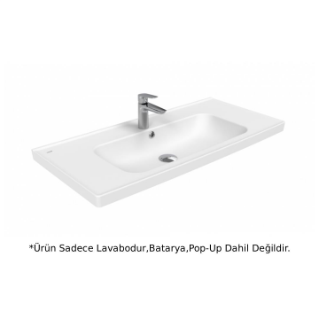 Creavit OB100 Obi Etajerli Lavabo 100cm - Beyaz