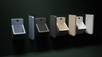 Creavit TP690 Pisuvar Ara Bölme Antrasit Mat 40x70