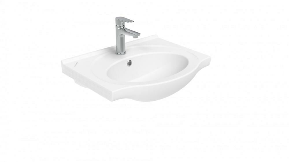 Creavit Etol Etajerli Lavabo Beyaz 55cm
