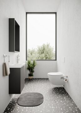 Creavit TP325 Terra Kanallı Asma Klozet Beyaz