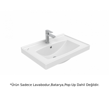 Creavit TF165 Sera Etajerli Lavabo Beyaz 65cm