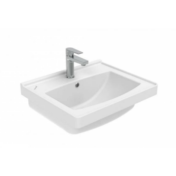 Creavit TF1555 Sera Etajerli Lavabo Beyaz 55cm