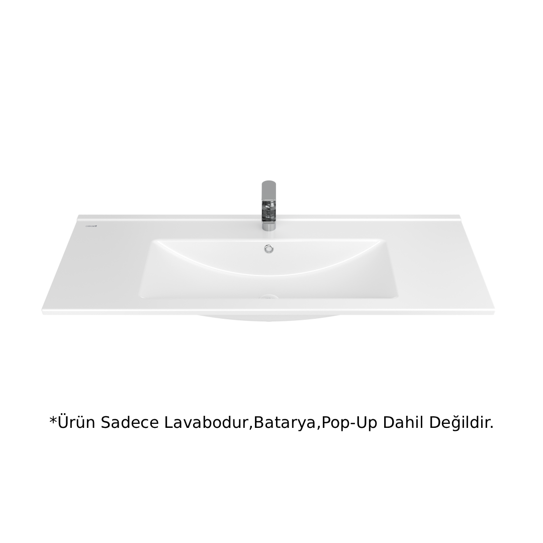 Creavit SU120 Su Etajerli Lavabo Beyaz 120cm