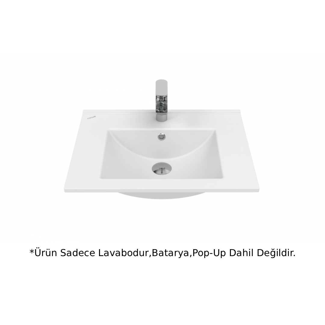 Creavit SU060 Su Etajerli Lavabo Beyaz 60cm