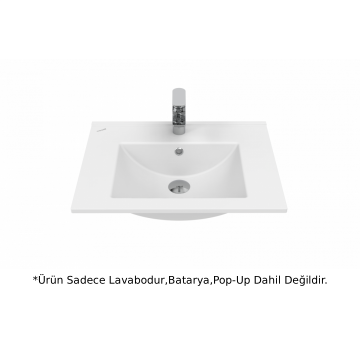 Creavit SU060 Su Etajerli Lavabo Beyaz 60cm