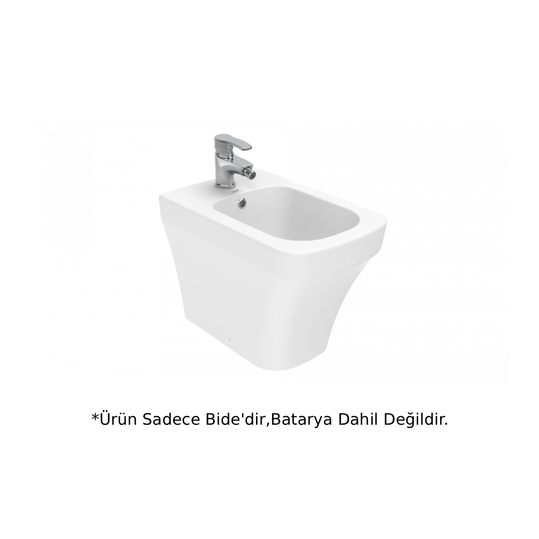 Creavit SO500 Solo Duvara Dayalı Bide Beyaz