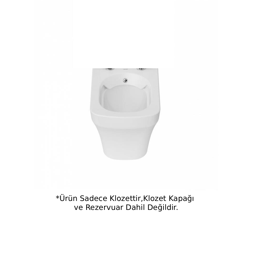 Creavit Solo Rim-Off Duvara Dayalı Klozet Beyaz