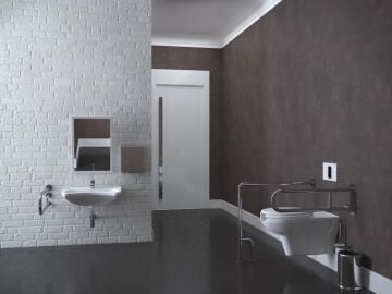 Creavit TB100 Sabit Tutunma Barı Krom