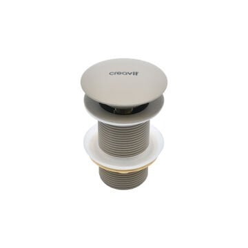 Creavit SF030.CCM Lavabo Sifon Başlığı Pop-up Taşmasız - Mat Cappuccino