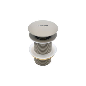 Creavit SF030.CCM Lavabo Sifon Başlığı Pop-up Taşmasız - Mat Cappuccino